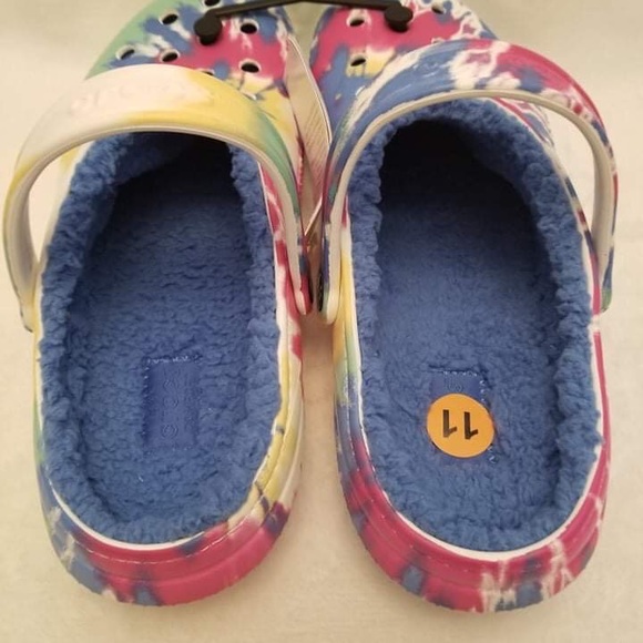 CROCS Shoes Mens 1 Classic Lined Tie Dye Croc Poshmark